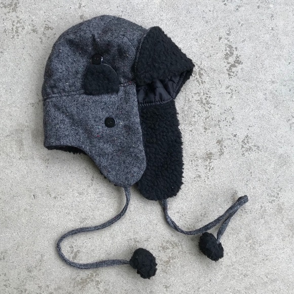 Tweed and Fake Mouton Woodsman’s Hat - Picture 2 of 7